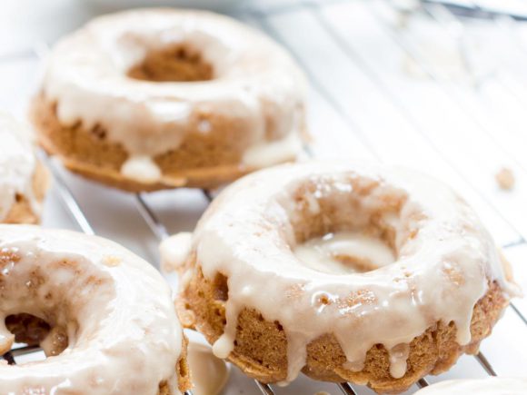 Baked Whole Wheat Apple Butter Donuts